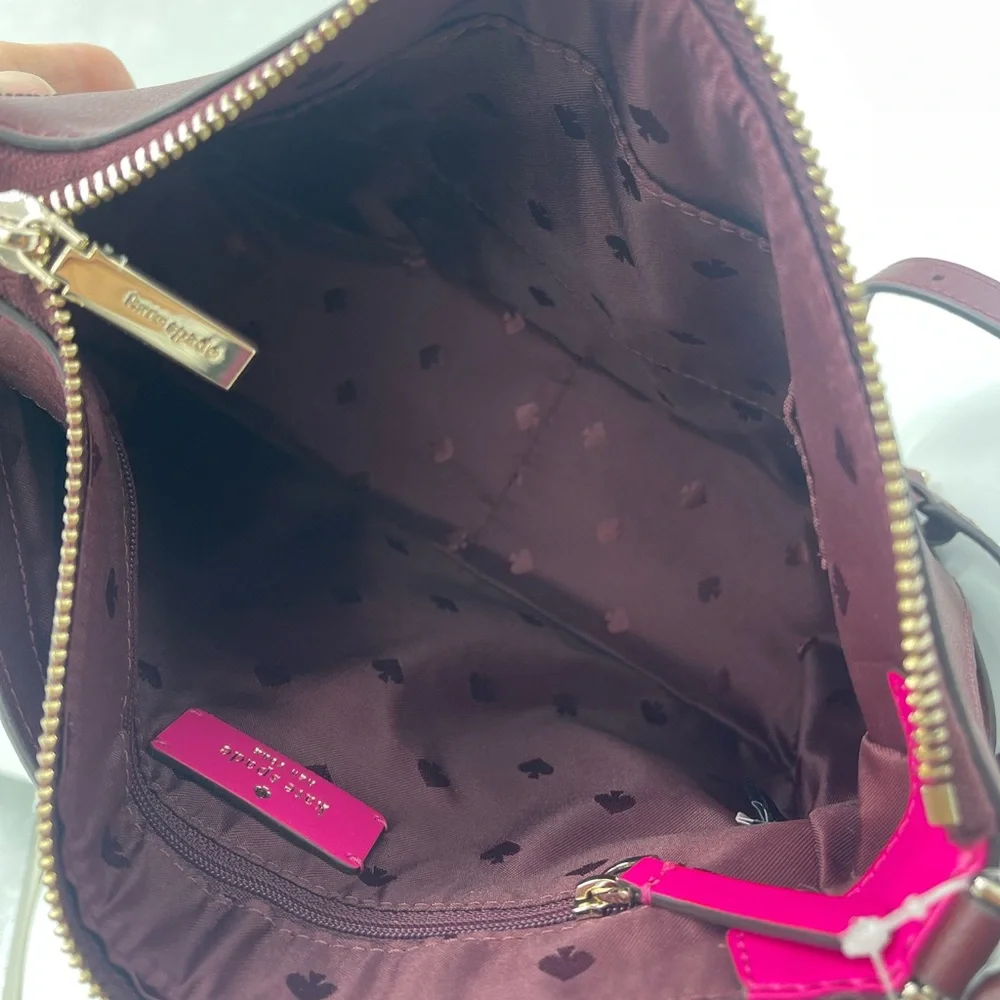 Kate Spade New York Adel medium top zip crossbody satchel
Cherrywood
NWT - Picture 4 of 16